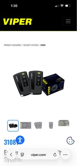 Viper 3108” security system