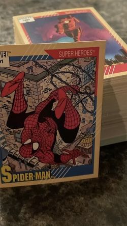 Multiple Marvel Trading Card Sets