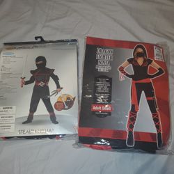 Ninja Costumes Adult and Kid Size