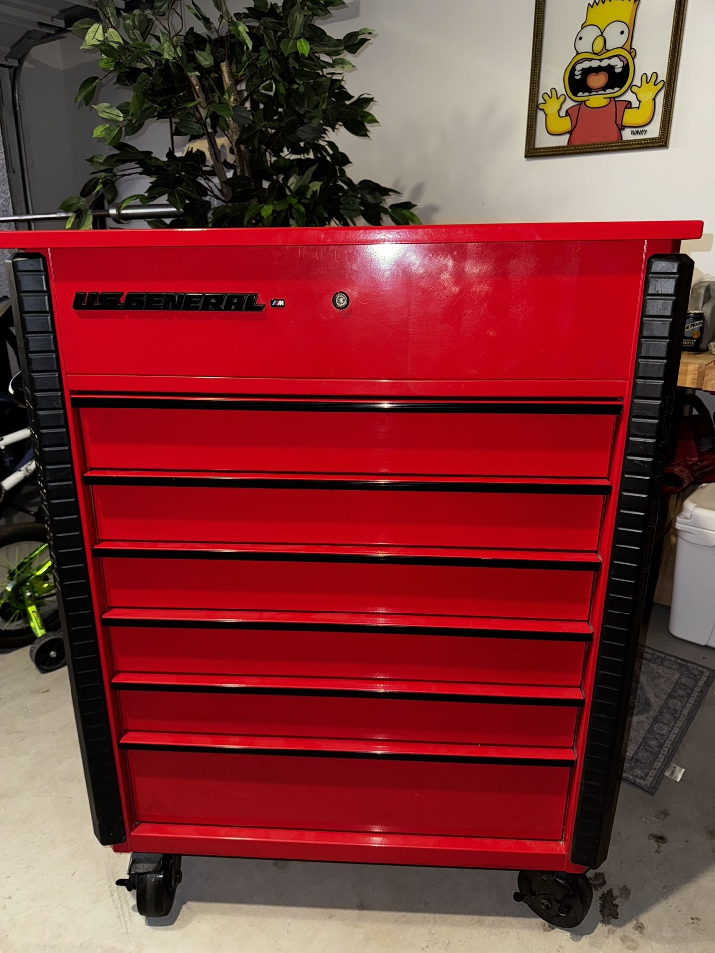 US General 6 Drawer Service Cart