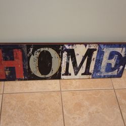 Price Reduced ** Home wood Sign from Pier One Imports 