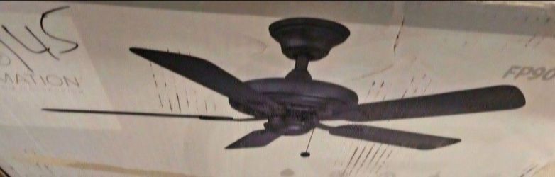 Fanimation Edgewood 44" Outdoor Cieling Fan With Remote In Brown