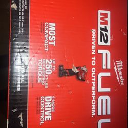 Brand new in box Milwaukee 3/8 impact.