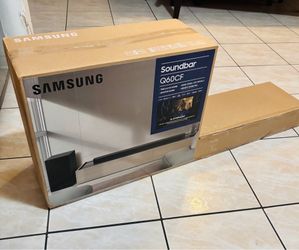 Samsung Soundbar (HW-Q60CF) Dolby Atmos 3.1.2 Home Theater Wireless Sub, Adaptive Audio