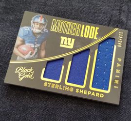 2016 NFL PANINI Sterling Shepard Black Gold 112/249 