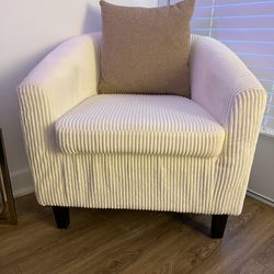 Cream Accent Chair
