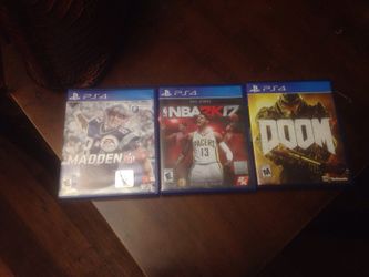 PS4 And 3 Games