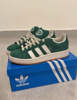 Adidas Campus 00s J Green/White