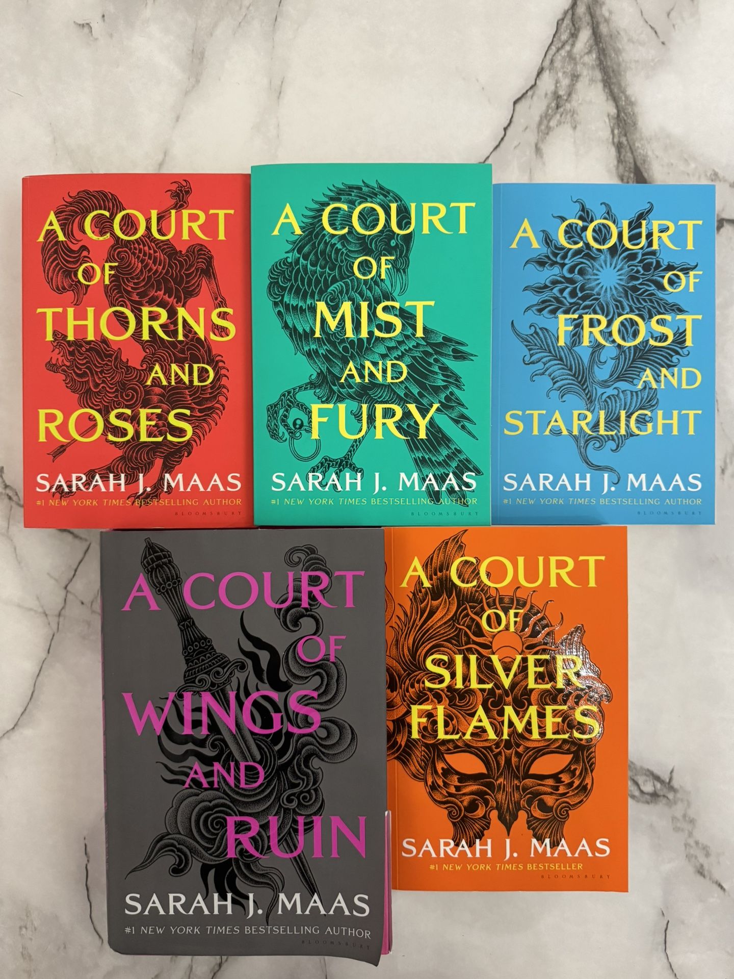 Full “A Court of Thorns and Roses” Book Set