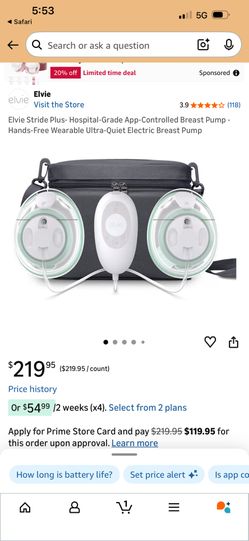 Elvie Stride Plus Breast Pump
