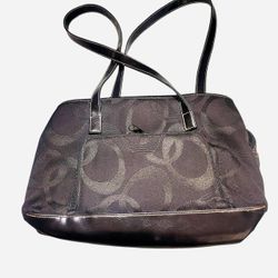 Black Print Purse 