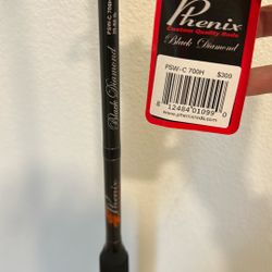 Phenix Black Diamond 7’ 20-60lb Casting Conventional Rod