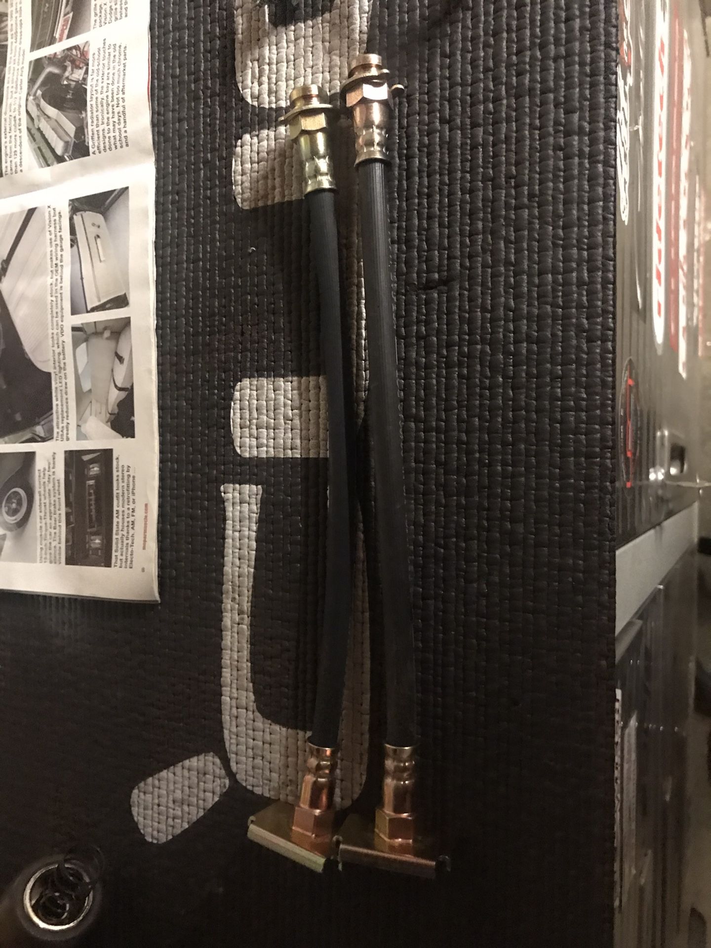 Mopar 1968 to 70 b-body front brake hoses