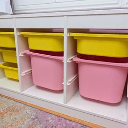 2x IKEA TROFAST Toy Storage Units with Bins - Great Condition!