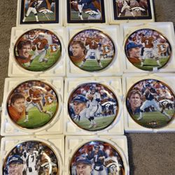 John Elway Bradford Exchange Plates And Plaques 