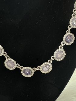 Light Purple Rock Necklace