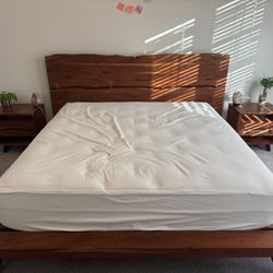 Solid Acacia Wood King Bedroom Set