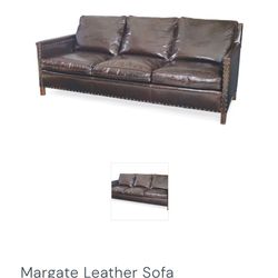 Top Grain Italian Leather Sofa