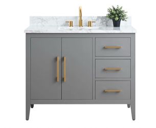 Oasis 42" Cashmere Grey vanity