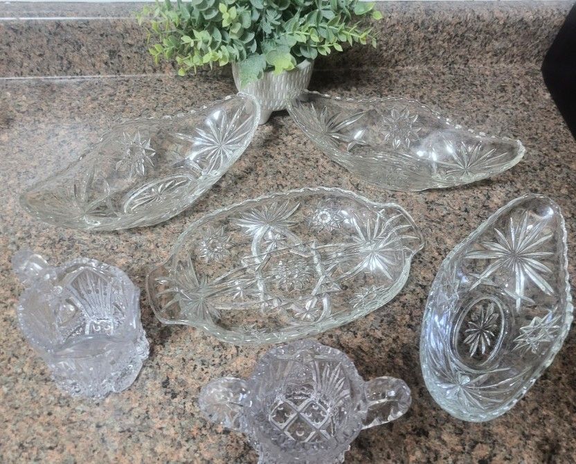 Lot Of Vintage Crystal 