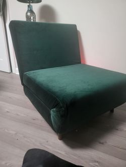 Convertible Velvet Sofa Bed Chair