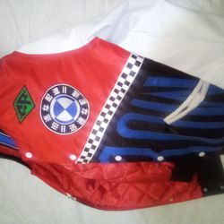 Red Black White And Blue Race Car Jacket