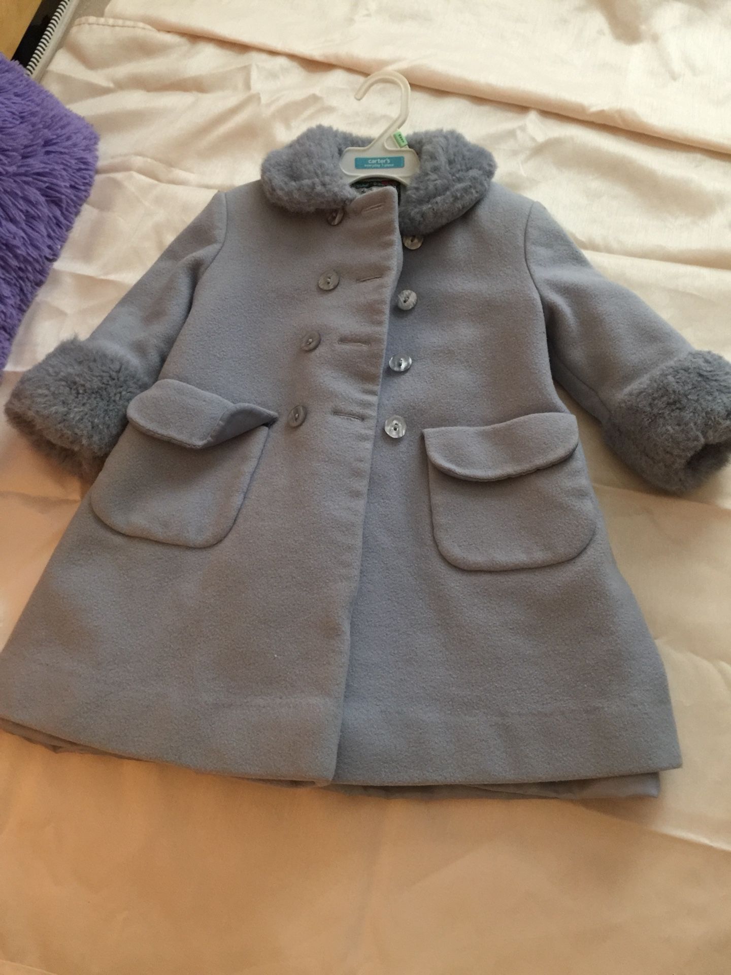 Girls dress coat. Size 4T 5T