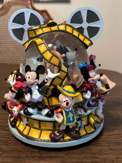Disney Mickey Through the Years Musical Snowglobe