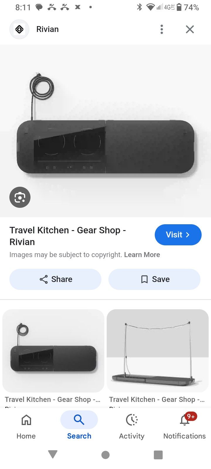 Rivian Travel Kitchen