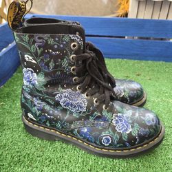 Dr. Marten 1460 Pascal Mystic Floral Boots, Womens Size 9