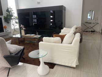 Large White sofa
