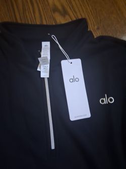 alo yoga quarter zip sweatshirt Black XL
