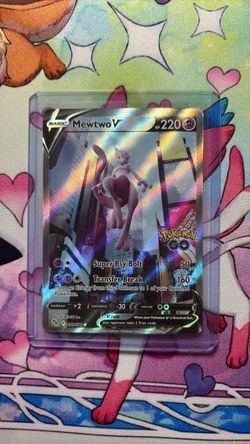 Mewtwo V Pokémon GO Holo Card 069/078