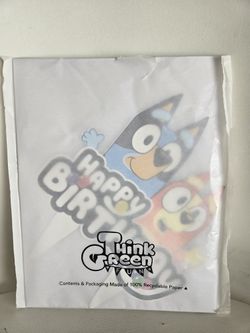 Bluey and Bingo HAPPY BIRTHDAY Cake Topper