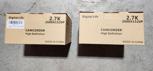 (2) High Definition Camcorders