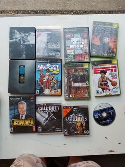 Ps3 games Xbox games