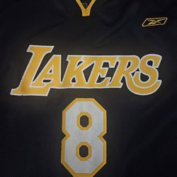 Reebok Los Angeles Lakers KOBE BRYANT #8 Jersey