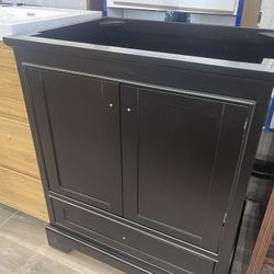 30” Solid Wood Bathroom Vanity
