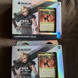 Final Fantasy Cloud Commander Deck Limit Break Collector's Edition *In Hand*
