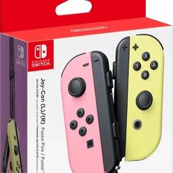 Nintendo Switch - Joy-Con (L/R) Wireless Controllers - Pastel Pink/Pastel Yellow