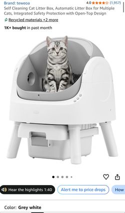 Self cleaning cat litter box (1 left!)