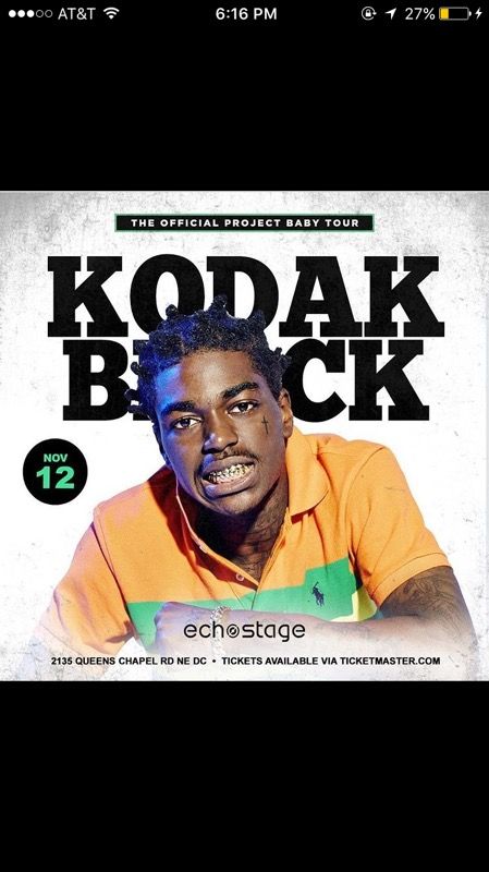 Kodak Black Live The official project baby tour