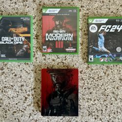 Xbox Series X Games Bundle – COD BO6, MW3 + Steelbook, FC 24