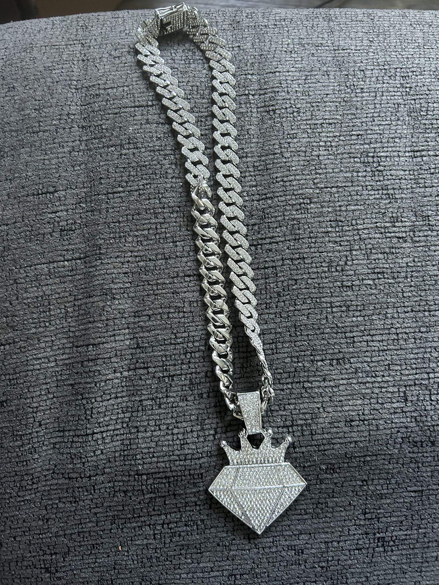Diamond Crown Pendant