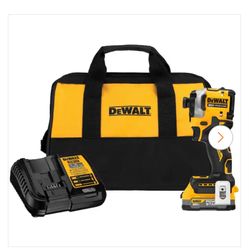 Dewalt Atomic 20 Volt Impact Driver With 2.0 Amp Battery And Charger In Bag 