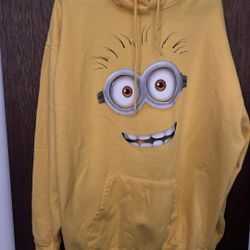 Minion Despicable Me Yellow Hoodie XL