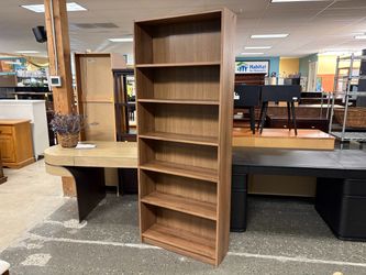 IKEA Billy Oak Finish 7-Drawer Wide Bookcase