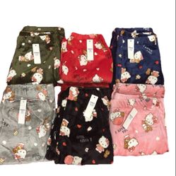 Hello Kitty Pj Set Bundle 6 Pj Pants ! 