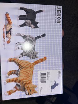 Black Cat Block (Lego style) set