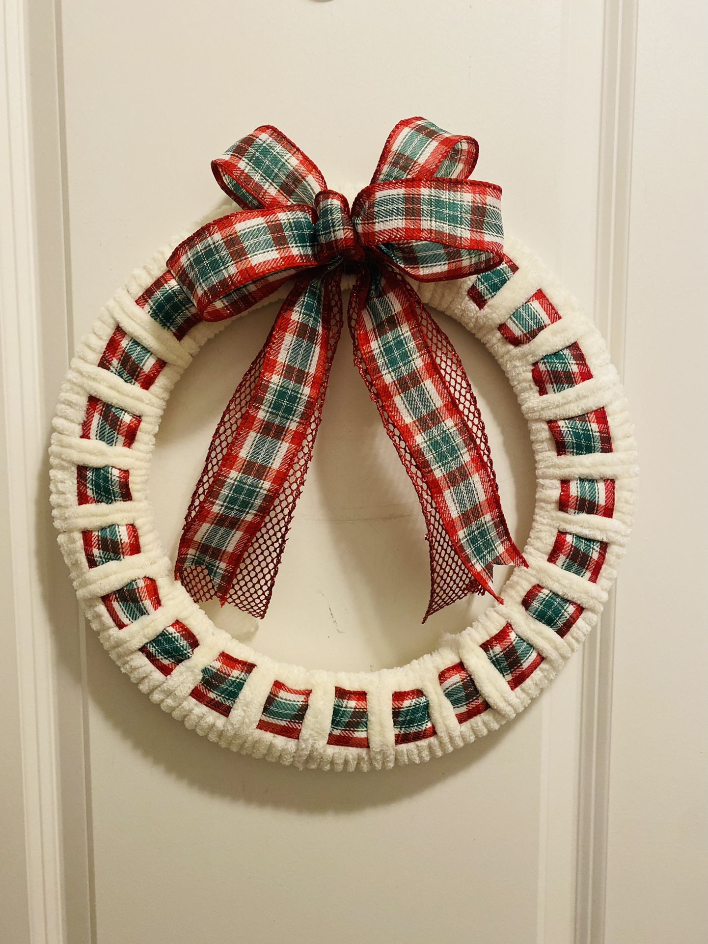 Christmas Yarn Wreath
